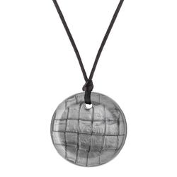 Chewigem Button Necklace, Silver, Item Number 2103447