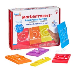 hand2mind MarbleTracers, Lowercase Letters, 36 Pieces