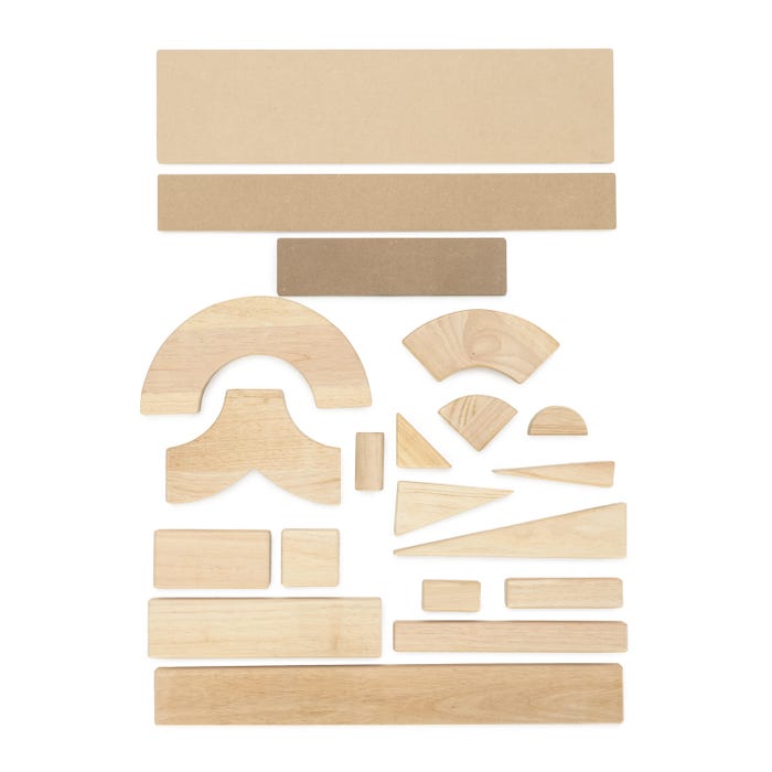 Childcraft Standard Unit Block Set, 100 Pieces