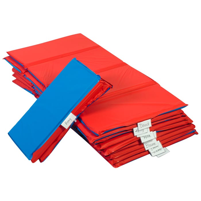 Angeles 4-Fold Nap Mat 1 Inch, 48 x x 24 x 1 Inches, Pack of 10