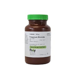 Frey Scientific Potassium Bromide, White, Crystal/Crystalline Powder, Lab Grade 1495586