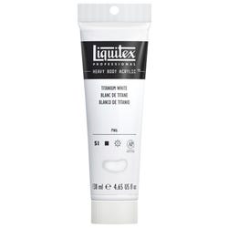 Liquitex Heavy Body Acrylic Paint, Titanium White, 4.65 Ounce Tube Item Number 389684