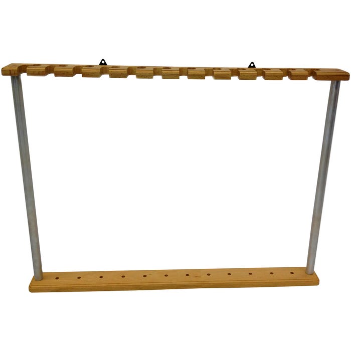 Eisco Labs Burette Rack, Natural Wood, 32 x 3 x 23-1/2 Inches