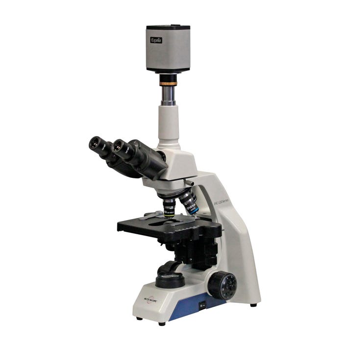 Accu-Scope EXC-120 Digital Trinocular Microscope with Excelis HD Lite Camera