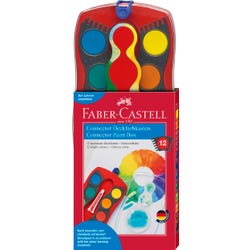 Faber-Castell Watercolor Connector Paint Box, Set of 12, Item Number 2092455