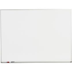 Lorell Economy Markerboard, 48 x 36 Inches, Aluminum Frame, Melamine, White