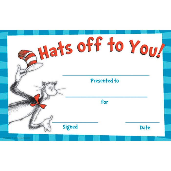 eureka-dr-seuss-cat-in-the-hat-hats-off-to-you-recognition-awards-pack-of-36 for Free Printable Dr Seuss Hat Template Eureka Dr. Seuss Cat in the Hat Hats Off to You Recognition Awards, Pack of 36 for Free Printable Dr Seuss Hat Template