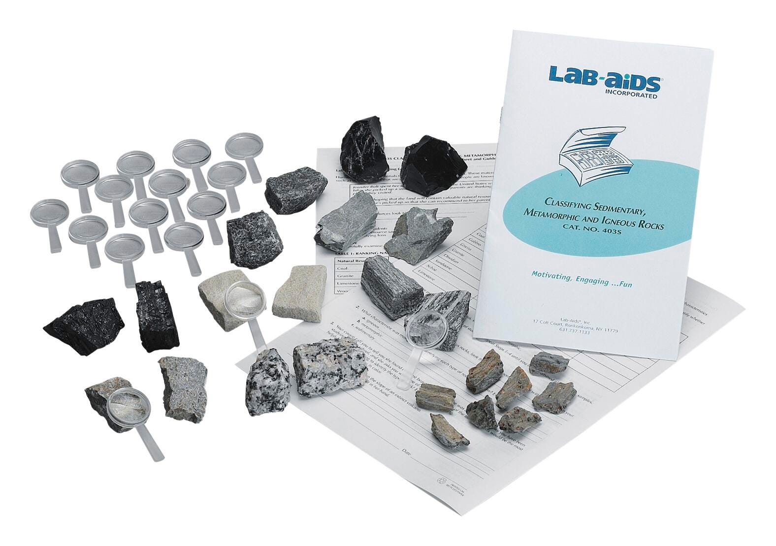 Image for Classifying Sedimentary, Igneous, and Metamorphic Rocks from School Specialty