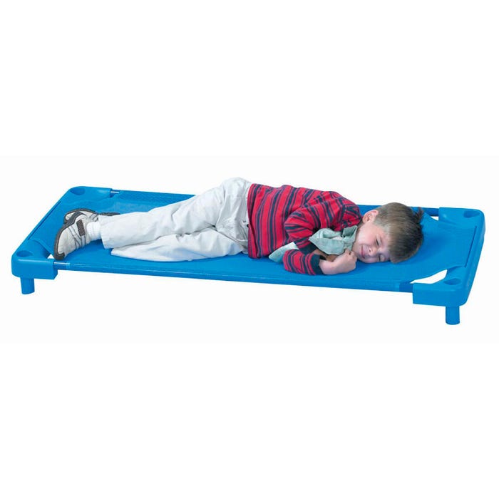 Children's Factory Assembled Stacking Premium Rest Time Cot, 52 x 21-1/2 x 5 Inches