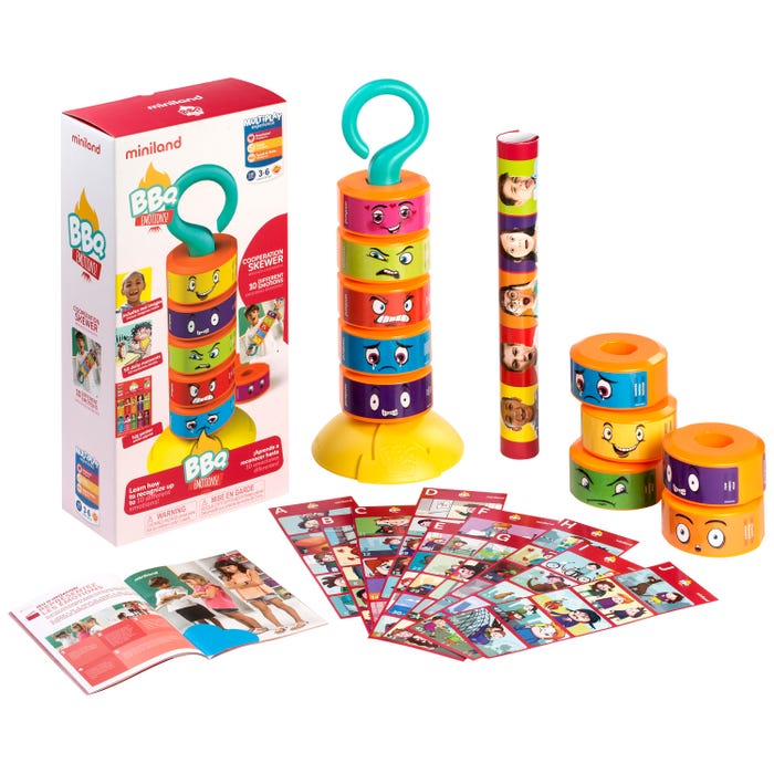 Miniland BBQ Emotions and Empathy Game, Grades PreK to 2