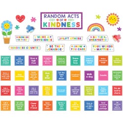 Teacher Created Resources Colorful Random Acts of Kindness Bulletin Board Set, 55 Pieces