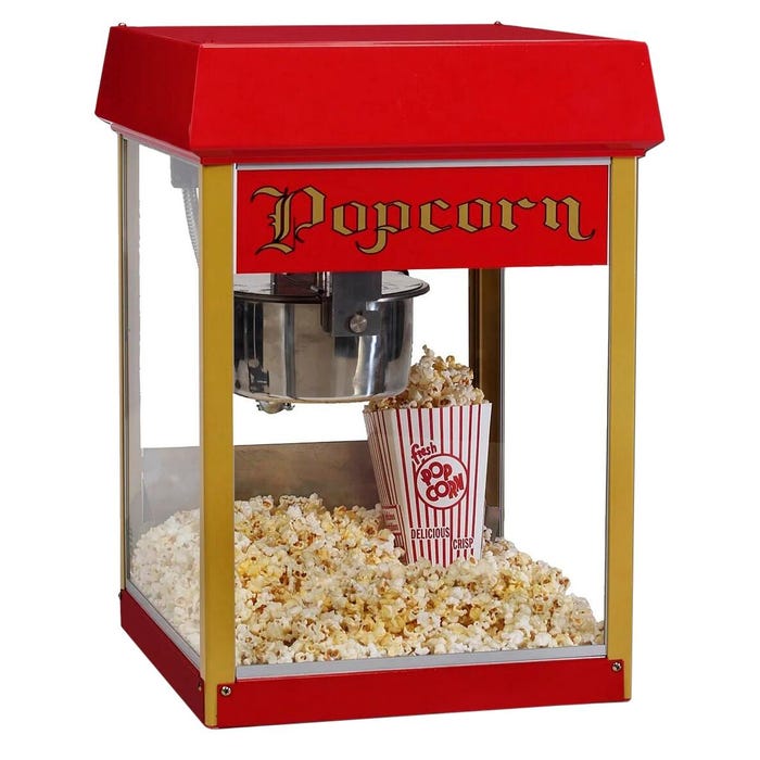 Red Fun Pop Popcorn Machine, 4 Ounce