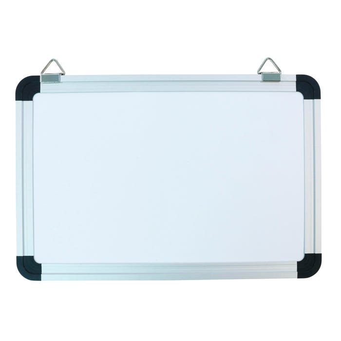 School Smart Medium Magnetic Dry Erase Board, Aluminum Frame, 22 x 17-1/2 Inches
