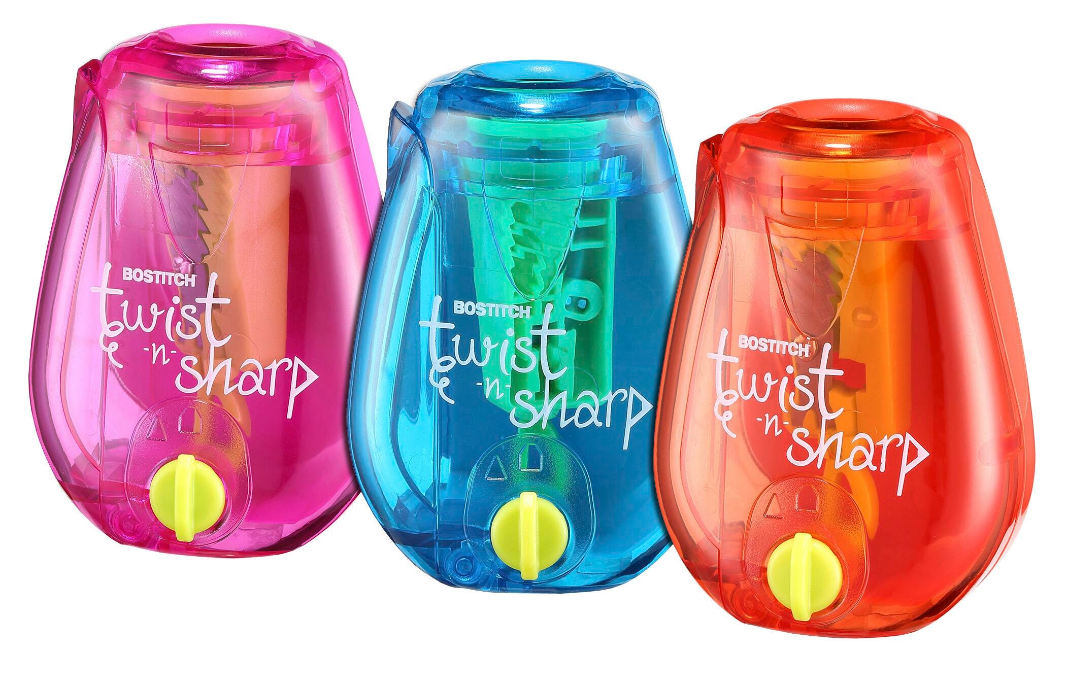 Bostitch One-Hole Twist N Sharp Pencil Sharpener, Item Number 1533755