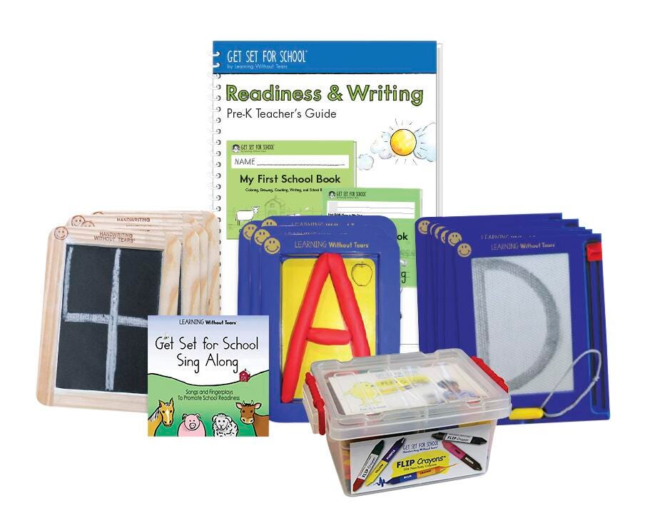 Handwriting Without Tears Tool Kit, Grade PreK, Item Number 2106197