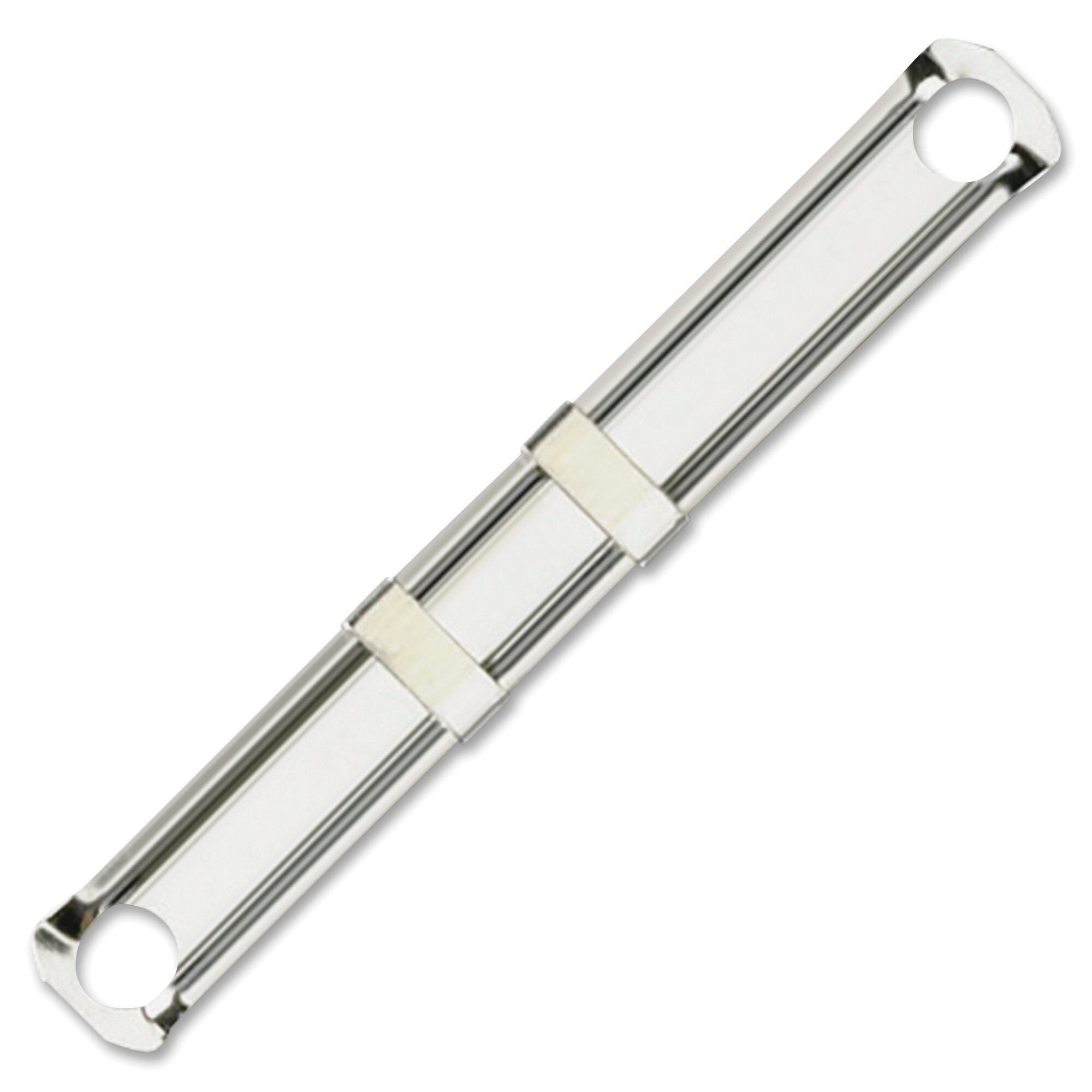 Sparco Non-Corrosive Prong Fastener Compressor, 2-3/4 in Center to Center of Prong, Brass, Silver, Pack of 100 1071856