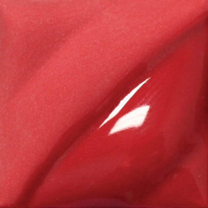 AMACO Velvet Underglaze, V-387 Bright Red, Opaque, Pint