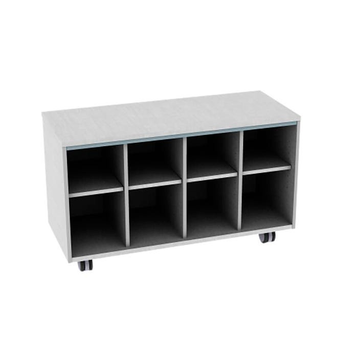 Fleetwood Designer 2.0 Cabinet, Eight Cubbies, No Door, Laminate Back