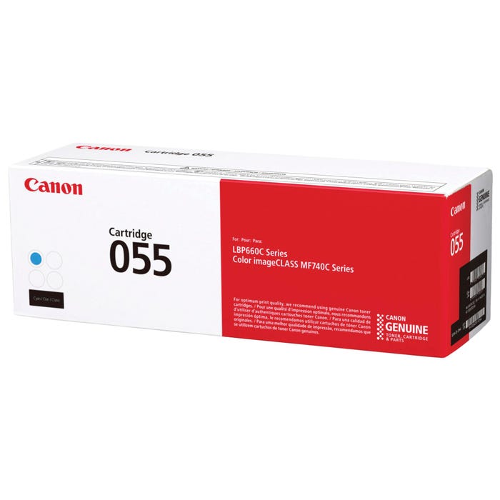 Canon Ink Toner Cartridge, CRTDG055C, Cyan