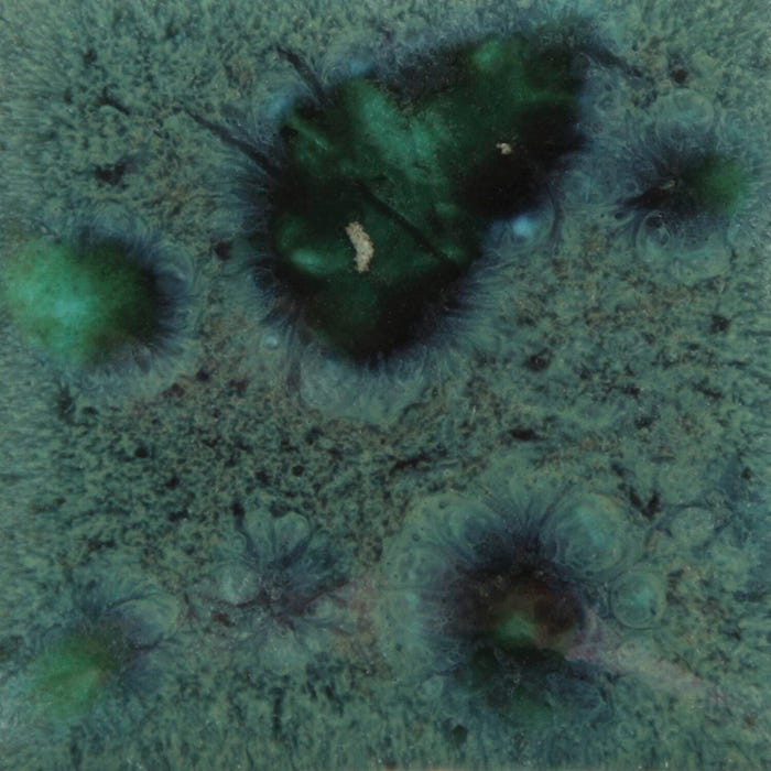 Mayco Jungle Gems Crystal Glaze, Pint, CG-713 Peacock Green, Semi-Opaque