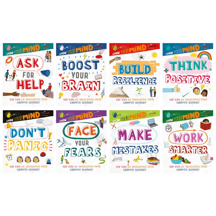 Crabtree Books Grow Your Mind, Set of 8