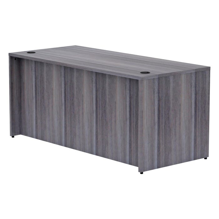Classroom Select Laminate Rectangular Desk Shell, 66-1/8 x 29-1/2 x 29-1/2 Inches, Weathered Charcoal