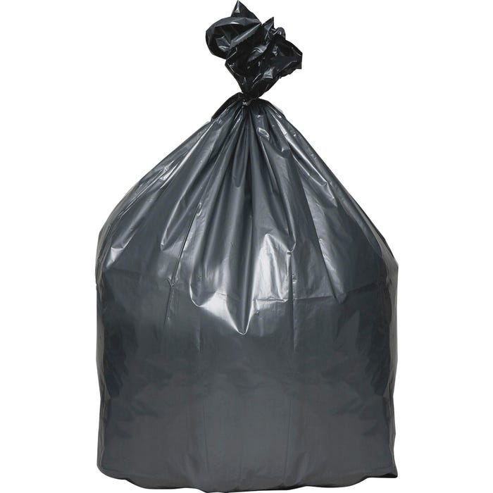 Webster Industries Platinum Plus Super Heavy Duty Can Liners, 33 Gallon, Silver, Pack of 50