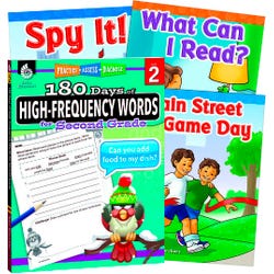 Teacher Created Materials Learn-at-Home: High-Frequency Words Bundle Grade 2, 4-Book Set, Item Number 2092212
