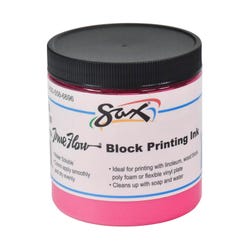 Sax Water Soluble Block Printing Ink, 8 Ounce Jar, Magenta 461936