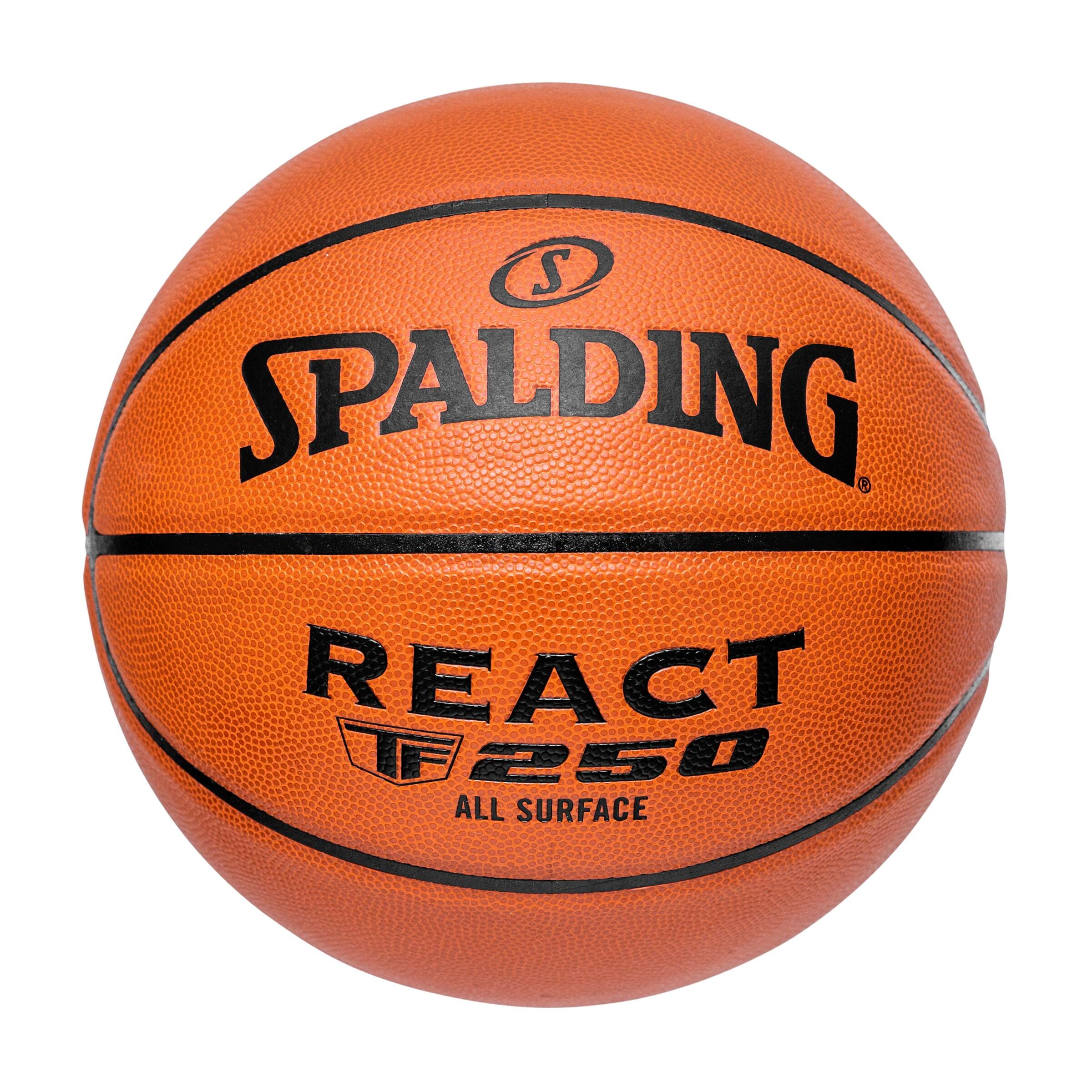 Spalding REACT TF250 Men's Official Basketball, 29-1/2 Inch, Orange 1429487