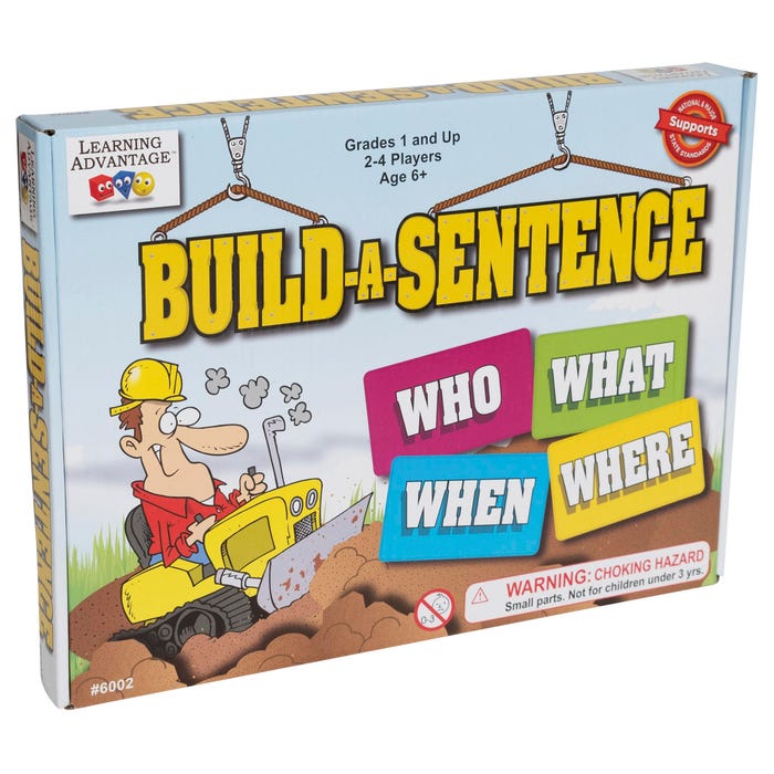 Build-A-Sentence Game