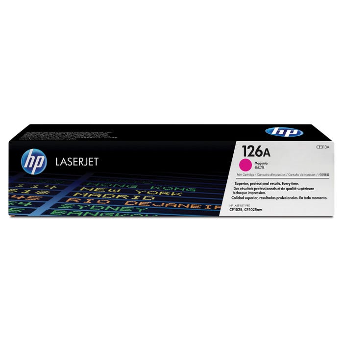 HP 126A Ink Cartridge, CE313A, Magenta