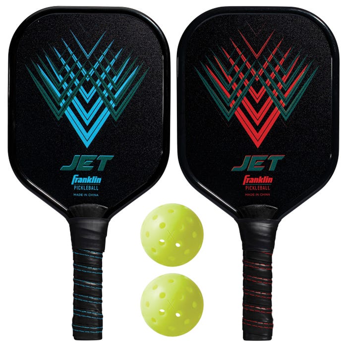 Franklin Aluminum Jet Pickleball Paddle Set, 4 Pieces