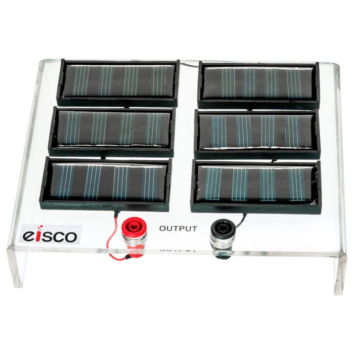 Eisco Labs Solar Panel for Energy Transfer Experiments, 6 Cells