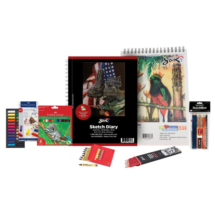 Dry Media Drawing Art Bundle