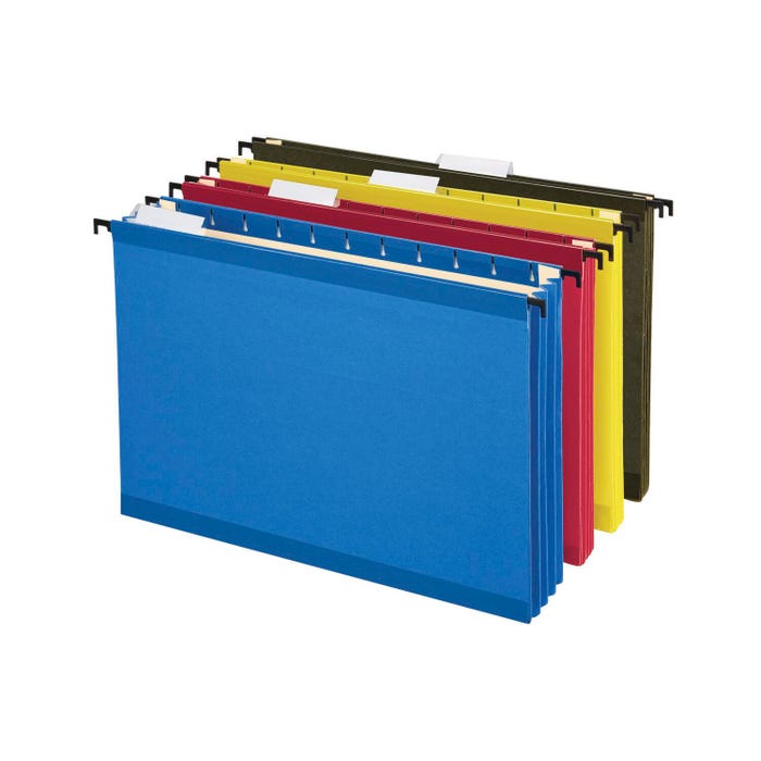 Pendaflex SureHook Hanging File Pocket, Letter Size, 3-1/2 Inch Expansion, Assorted Colors, Set of 4