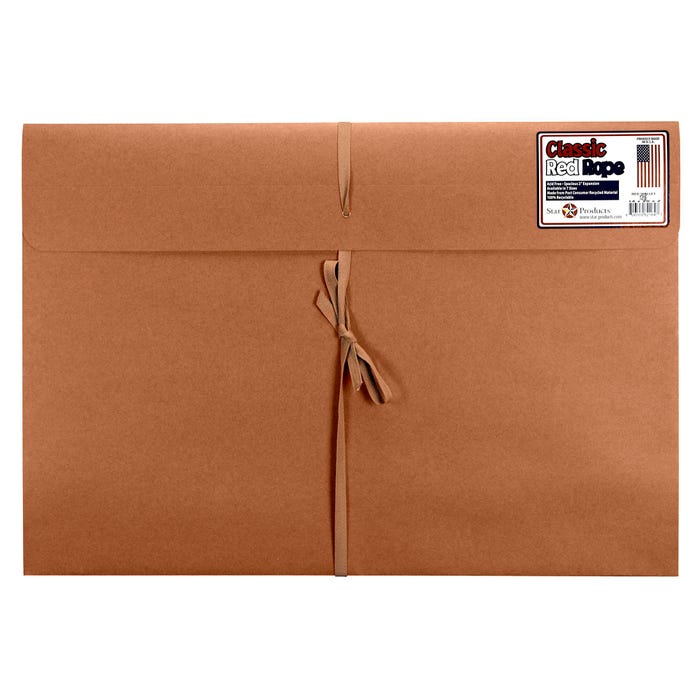 Star Products Cloth Tie Tape Art Portfolio, 20 x 14 x 2 Inches