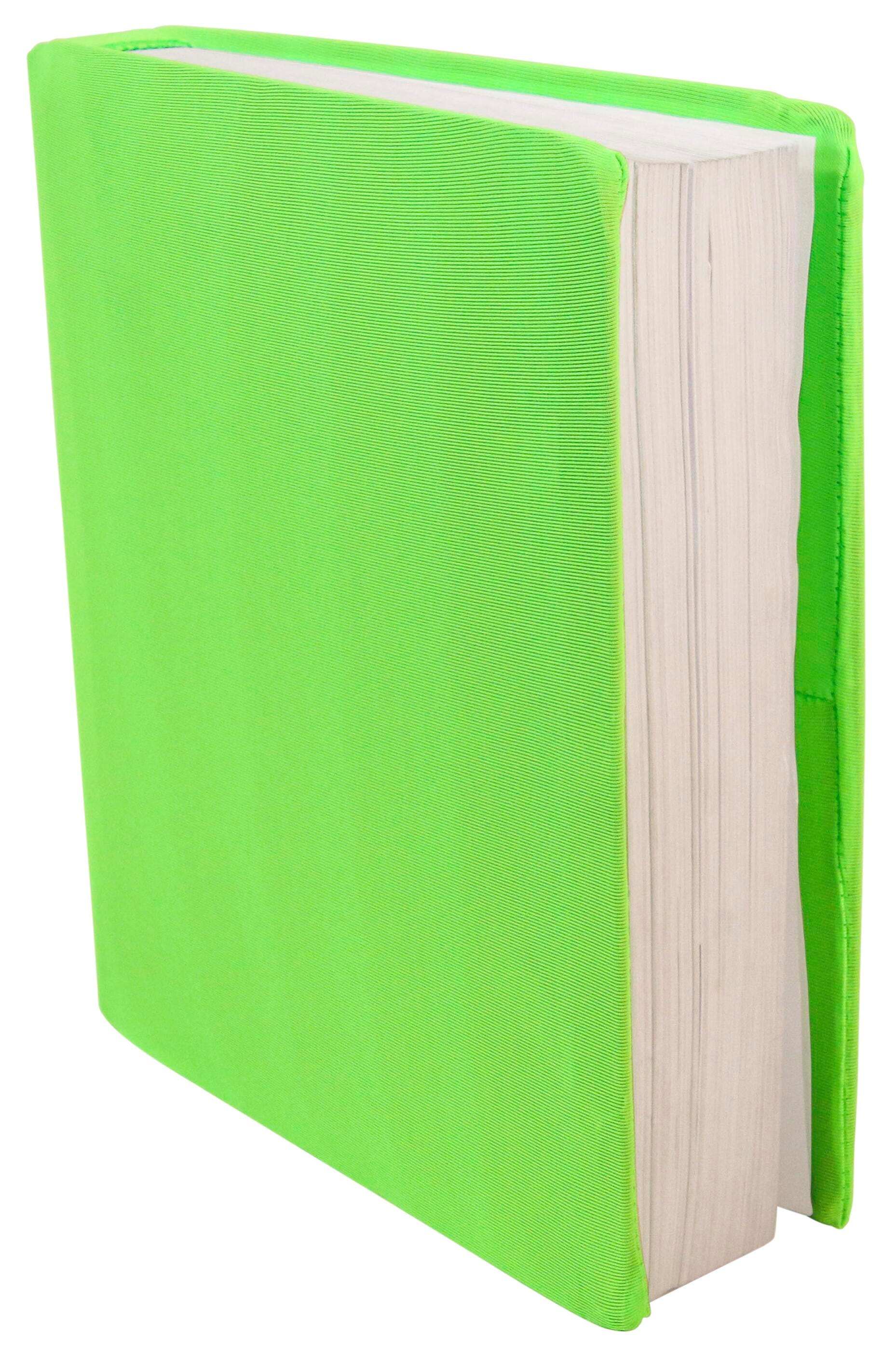 Image for School Smart Stretchable Book Cover, Jumbo, Neon Green from School Specialty