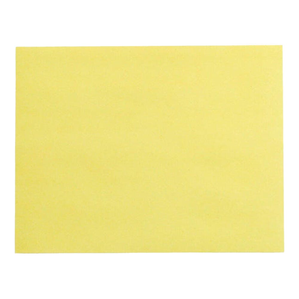 School Smart Plain Newsprint Arithmetic Paper, 8-1/2 x 11 Inches, Canary, 500 Sheets 085253