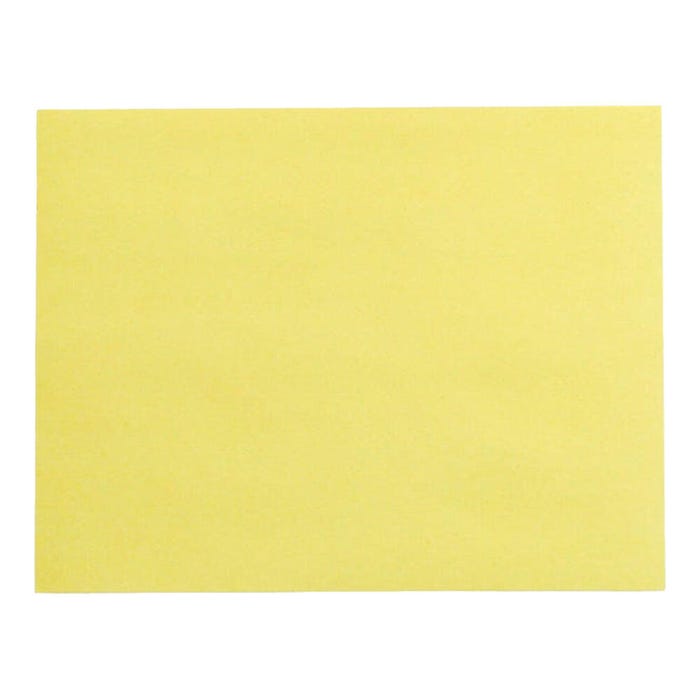 School Smart Plain Newsprint Arithmetic Paper, 8-1/2 x 11 Inches, Canary, 500 Sheets