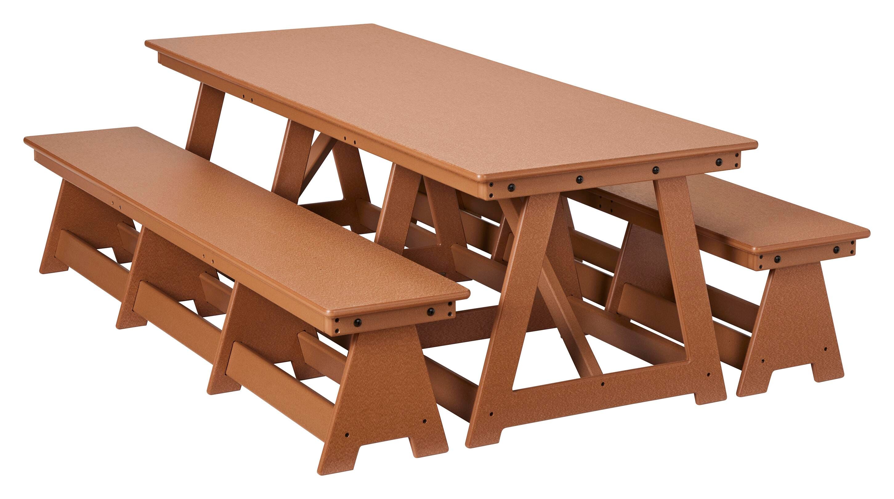 EverPlay Large Outdoor Table and Bench Set 2152190