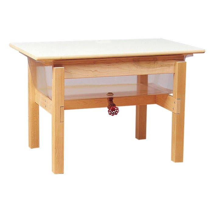 Childcraft Mini Sand and Water Table with Cover, 31-5/8 x 19-3/4 x 22-13/16 Inches