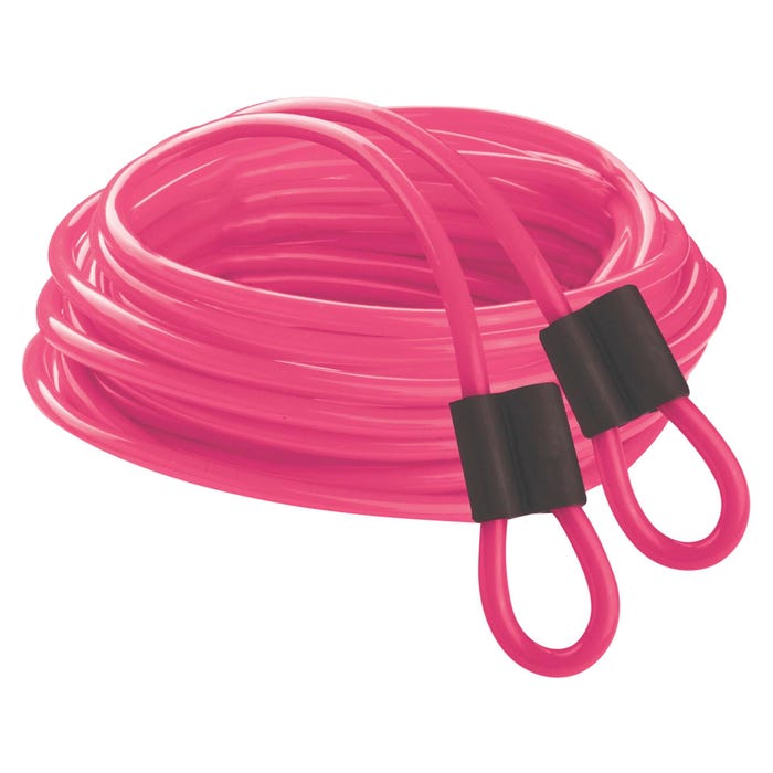 Champion Sports Double Dutch Speed Ropes, 16 Feet, Pink, Set of 2