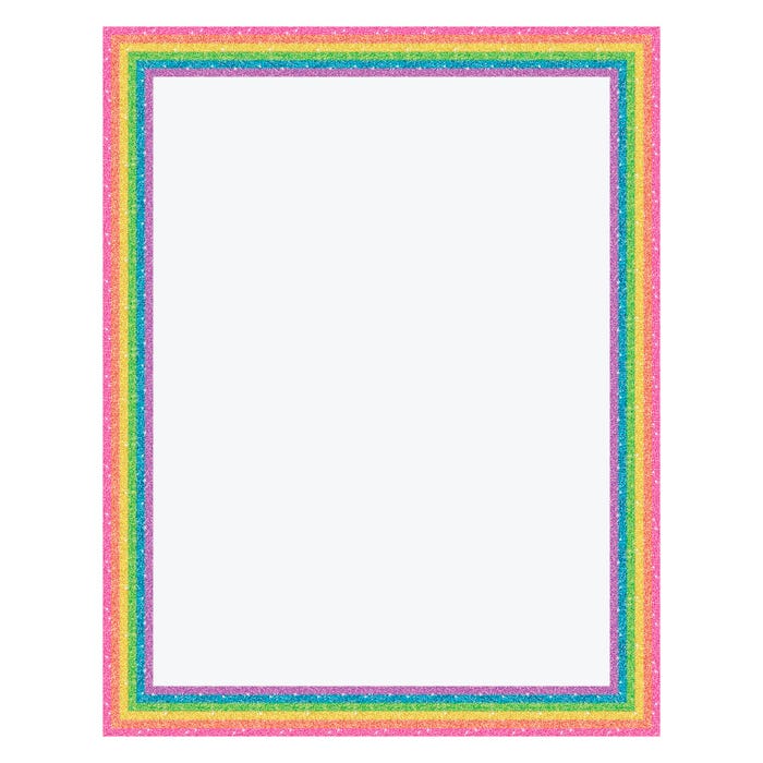 Mafcote Royal Brites Rainbow Glitter Frame Poster Board, 22 x 28 Inches, 25 Sheets