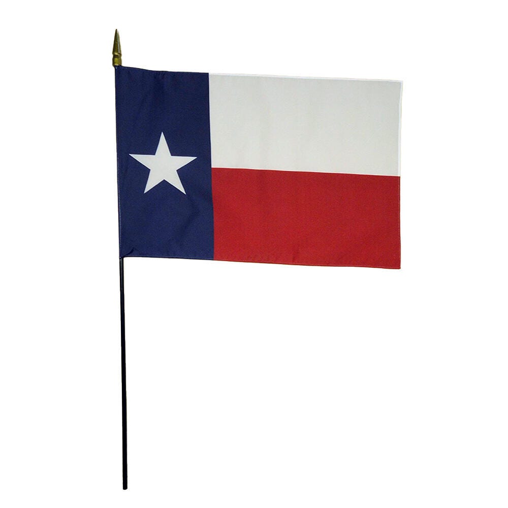 Image for Annin Texas State Flag, Indoor, 16 x 24 Inches from School Specialty