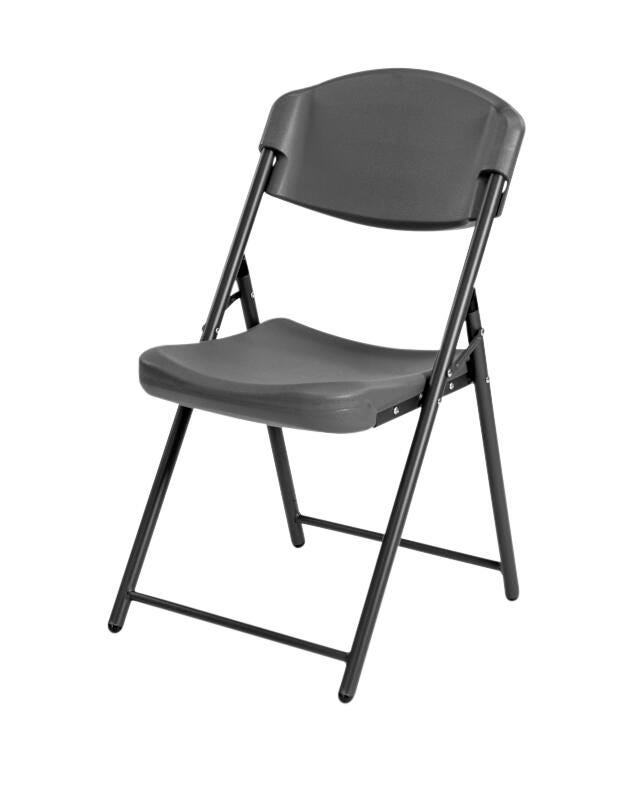 Iceberg Rough and Ready Classic Folding Chair, 16-7/8 x 17-1/4 x 17-1/2 Inches, 30 Pack 4002576