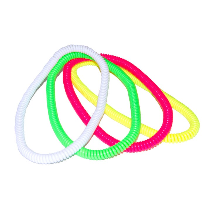 Abilitations Chewlery Necklace Set, Neon Colors, Set of 4