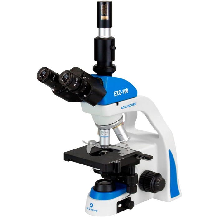 Accu-Scope EXC-100 Digital Trinocular Microscope with Accu-Cam 500 Eyepiece Camera