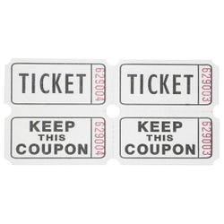 Sparco Roll Raffle Tickets with Coupon, Keep this Coupon, Pack of 2000, Item Number 1314598