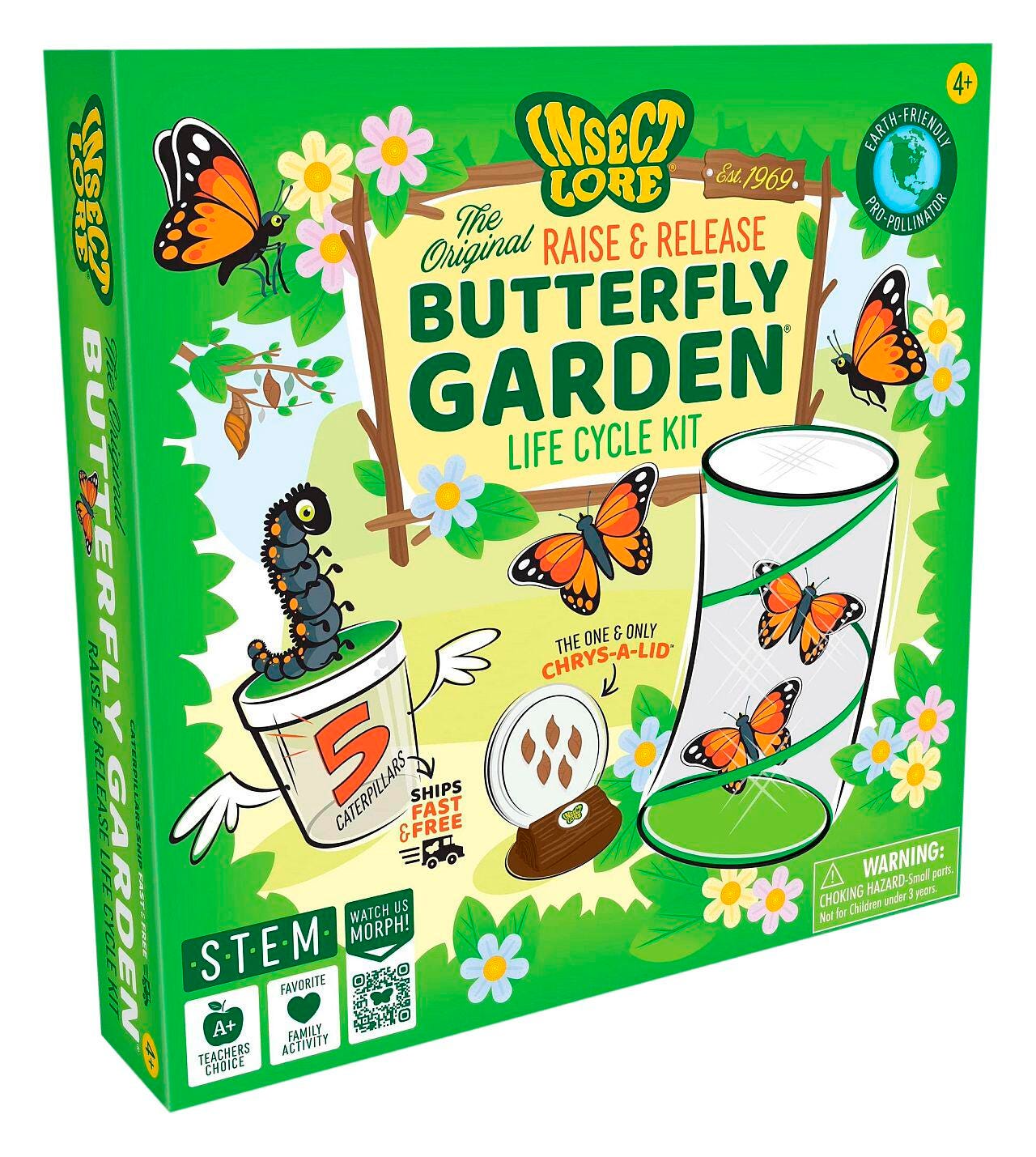 Image for Insect Lore Raise and Release Butterfly Garden with Prepaid Voucher from School Specialty